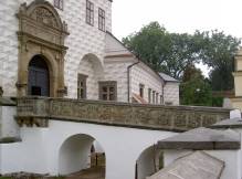 Pont à l'entrée du château de Pardubice