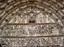 Jugement dernier sur le tympan de la cathédrale de Bourges