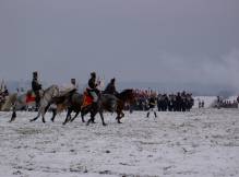 Charge de cavalerie à Austerlitz en 2005