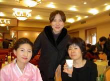 Yun-Hee
avec Yochiko et Sun-Hee